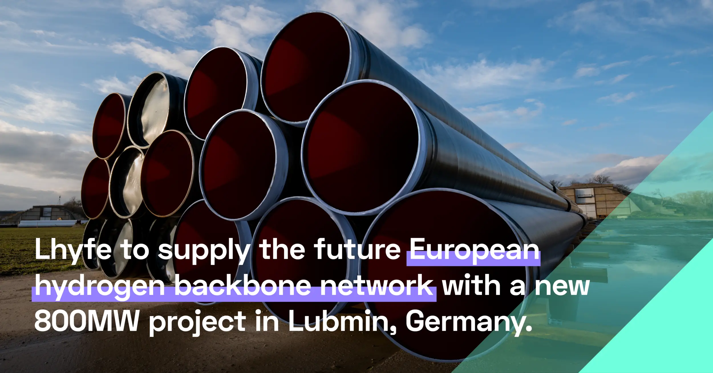 Lhyfe at the cutting edge of hydrogen strategies with a new 800MW project in Lubmin, Germany