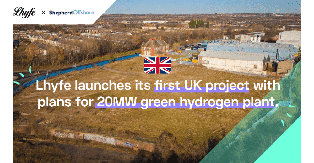 Lhyfe launches its first UK project with plans for 20MW green hydrogen plant